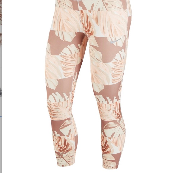 Nike Dry Fit Cropped Length High Waist Leggings NEW - Picture 5 of 12